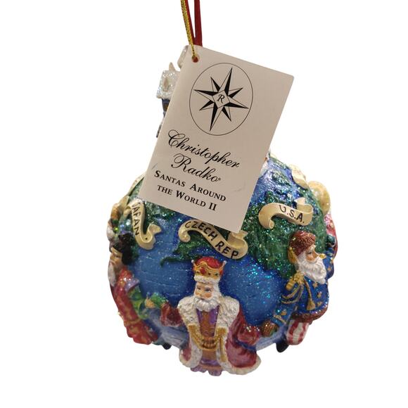 Christopher Radko Ornament Santa’s Around the World II Christmas - Picture 2 of 16